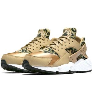 Khaki leopard air Nike huarache